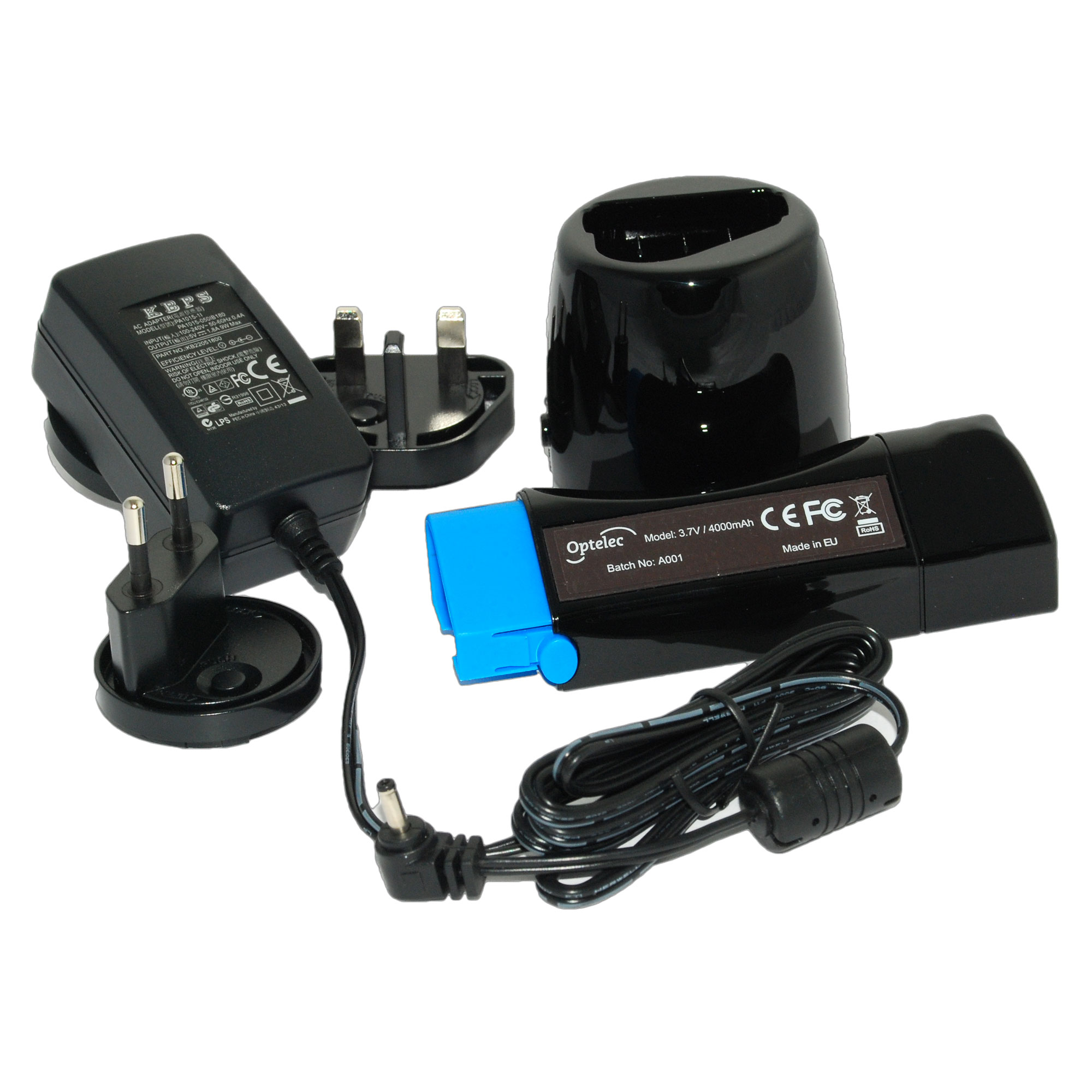 Optelec Compact Touch HD Charging Station with Battery Handle Assembly