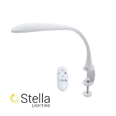 Stella Edge Clamp Light, White
