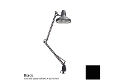 Image of Luxo LC Combo Task Lamp 45" Arm with Clamp Mount Base, Black