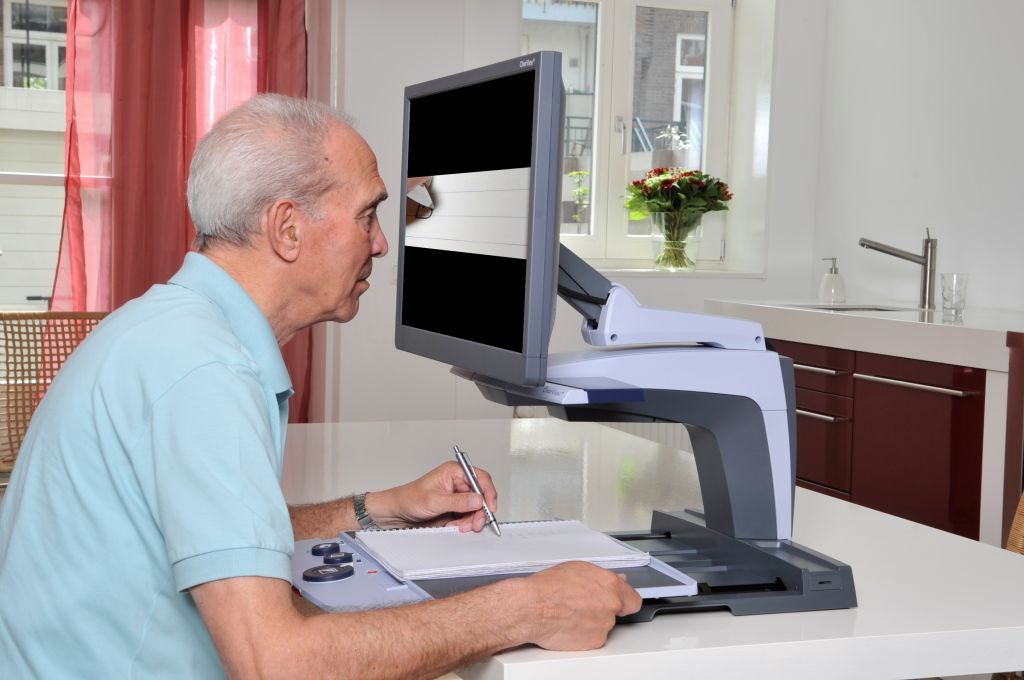 Gentleman infront of the clearview screen