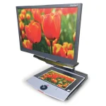 Clearview + with flowers on screen